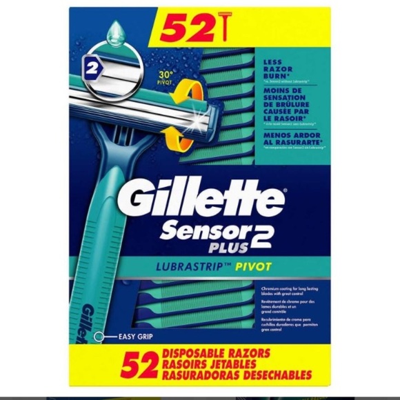New Gillette Sensor Razor 52 Pieces - Picture 2 of 9
